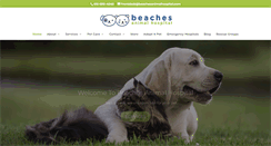 Desktop Screenshot of beachesanimalhospital.com